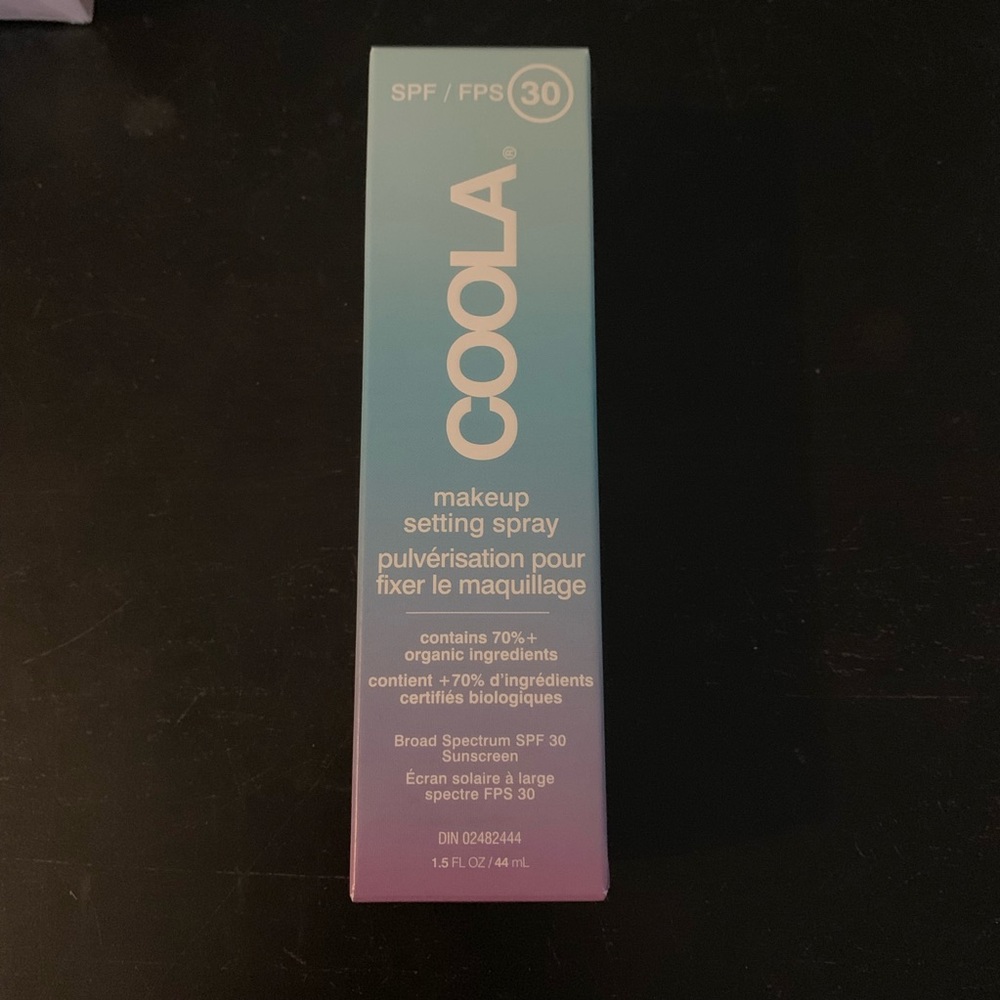 COOLA SPF makeup setting spray unopened